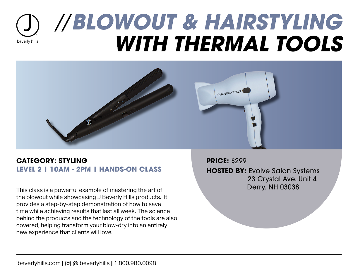 03/23/2026 J Beverly Hills Blowout & Hairstyling with Thermal Tools