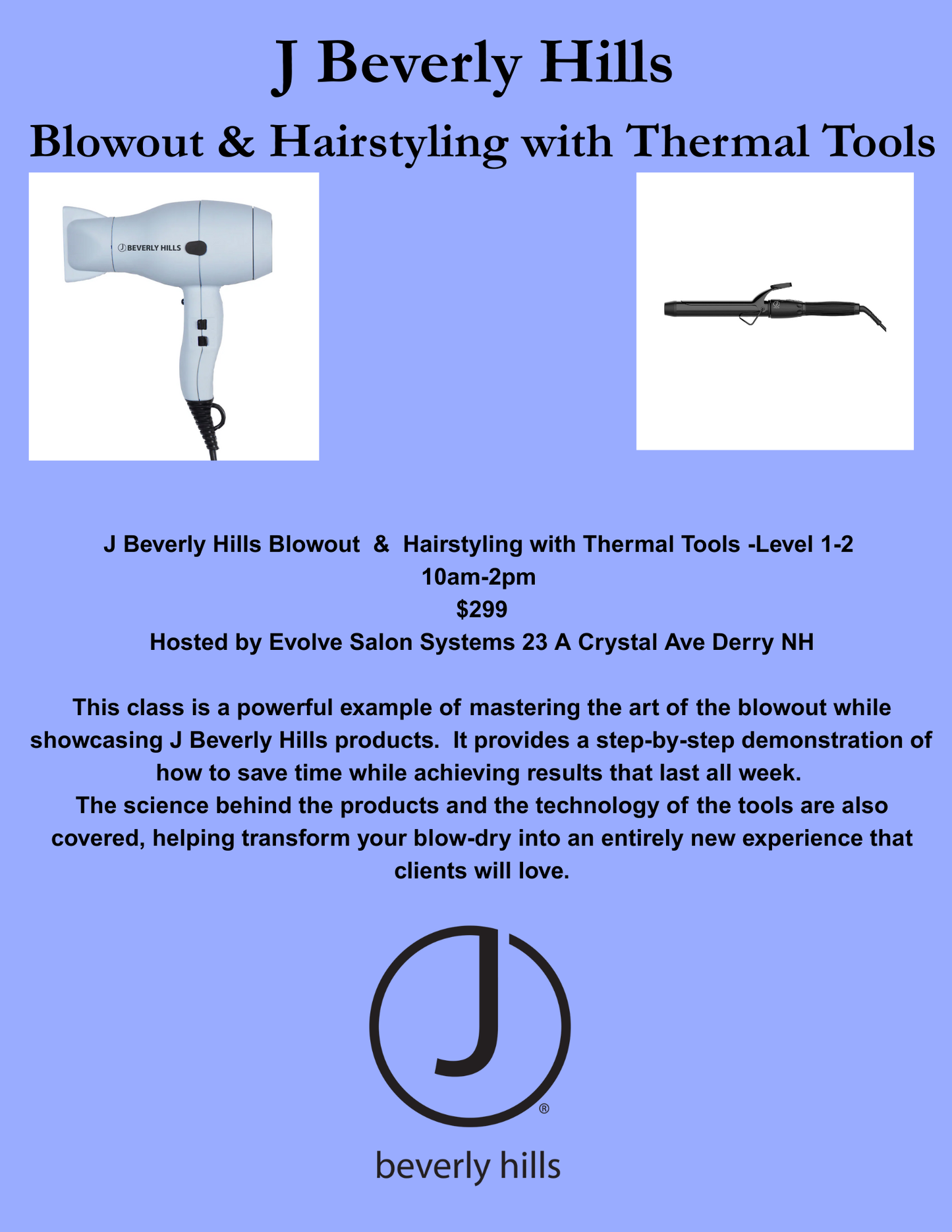 03/23/2026 J Beverly Hills Blowout & Hairstyling with Thermal Tools