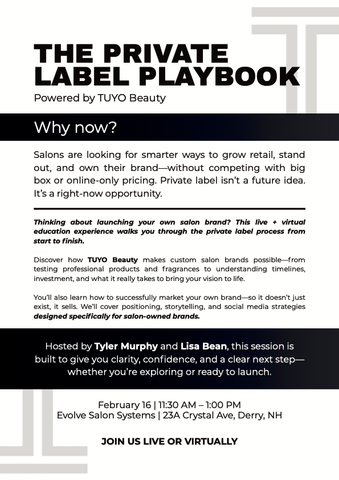The Private Label Playbook