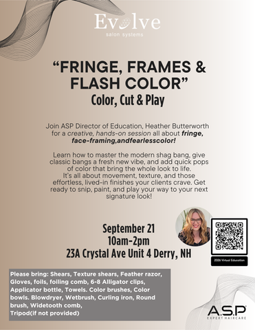 09/21/2026 ASP Fringe  Frames & Flash Color  (Cut & Color)
